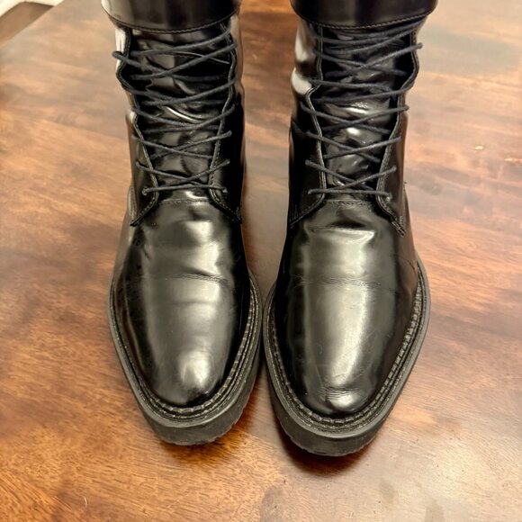 INCH2 Camden Double Monk Buckle Leather Combat Boot - Picture 8 of 15